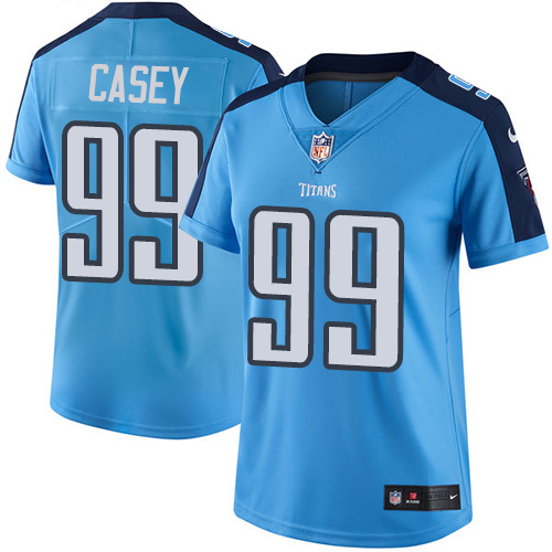 2019 Women Tennessee Titans 99 Casy light blue Nike Vapor Untouchable Limited NFL Jersey